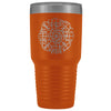 Vegvisir Norse Compass Etched Tumbler 30ozTumblersOrange