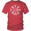 Vegvisir Norse Viking Compass T-ShirtT-shirtDistrict Unisex ShirtHeather RedS