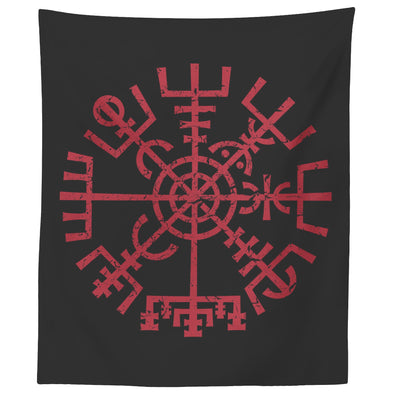 Vegvisir Norse Wayfinder Wall TapestryTapestries60" x 50"