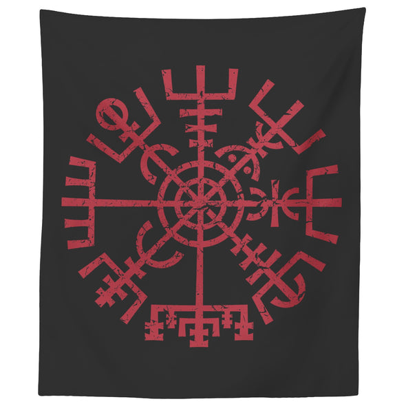 Vegvisir Norse Wayfinder Wall TapestryTapestries60" x 50"