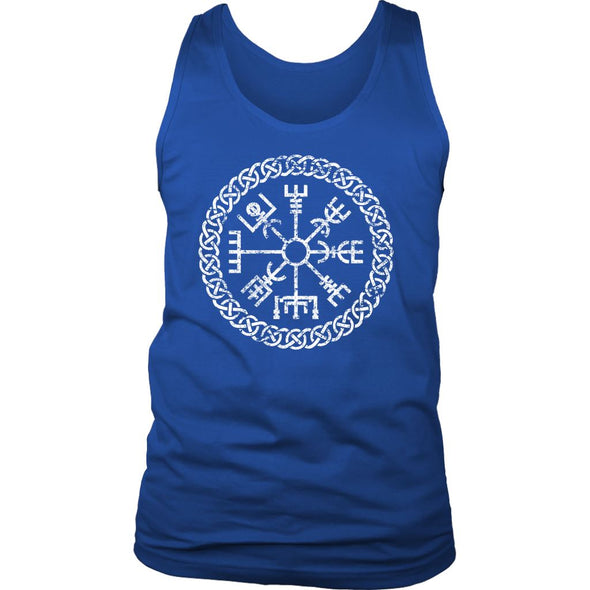 Vegvisir Viking Knotwork Mens Tank TopT-shirtDistrict Mens TankRoyal BlueS