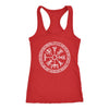 Vegvisir Viking Knotwork Racerback Tank TopT-shirtNext Level Racerback TankRedXS