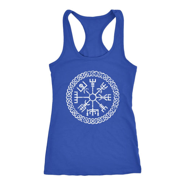 Vegvisir Viking Knotwork Racerback Tank TopT-shirtNext Level Racerback TankRoyalXS