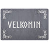 Velkomin Old Norse Viking Knotwork Welcome DoormatDoormatGrey