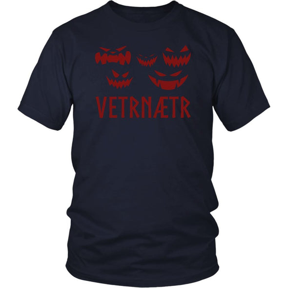 Vetrnaetr Winter Nights Unisex T-Shirt RedT-shirtDistrict Unisex ShirtNavyS