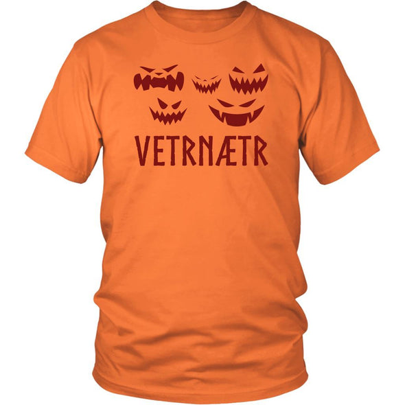 Vetrnaetr Winter Nights Unisex T-Shirt RedT-shirtDistrict Unisex ShirtOrangeS