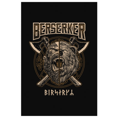 Viking Berserker Canvas Wall ArtCanvas Wall Art 28 x 12