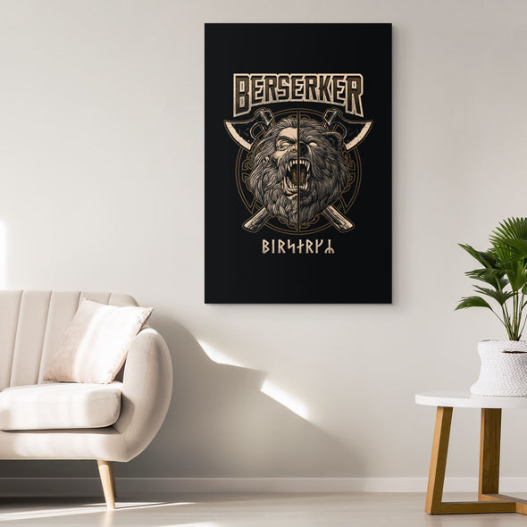 Viking Berserker Norse Canvas ArtCanvas Wall Art 2