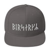 Viking Berserker Runes Snapback HatDark Grey