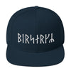 Viking Berserker Runes Snapback HatDark Navy