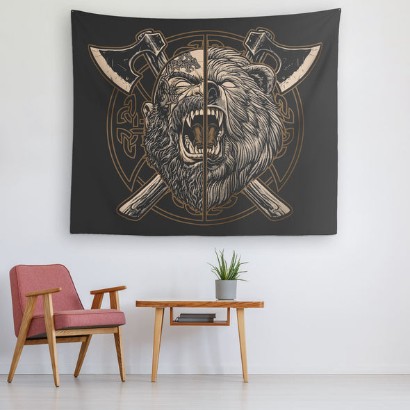 Viking Berserker TapestryTapestries