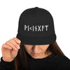 Viking Norse Elder Futhark Runes Snapback Cap