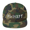 Viking Norse Elder Futhark Runes Snapback CapGreen Camo