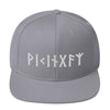 Viking Norse Elder Futhark Runes Snapback CapSilver