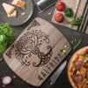 Viking Personalized Norse Pagan Yggdrasil Tree of Life Wood Cutting BoardKitchenware