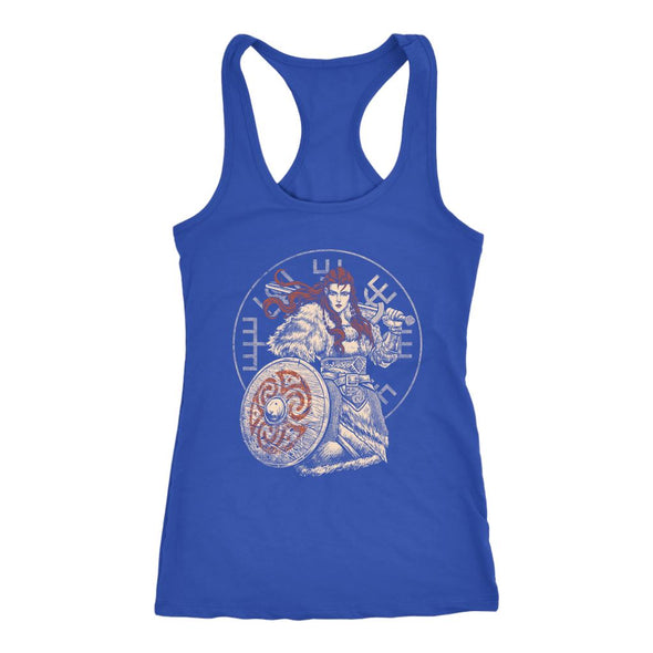 Viking Shieldmaiden Racerback Tank TopT-shirtNext Level Racerback TankRoyalXS