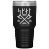 Viking Skál Norse Runes Tumbler 30ozTumblersBlack