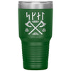 Viking Skál Norse Runes Tumbler 30ozTumblersGreen