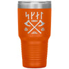 Viking Skál Norse Runes Tumbler 30ozTumblersOrange