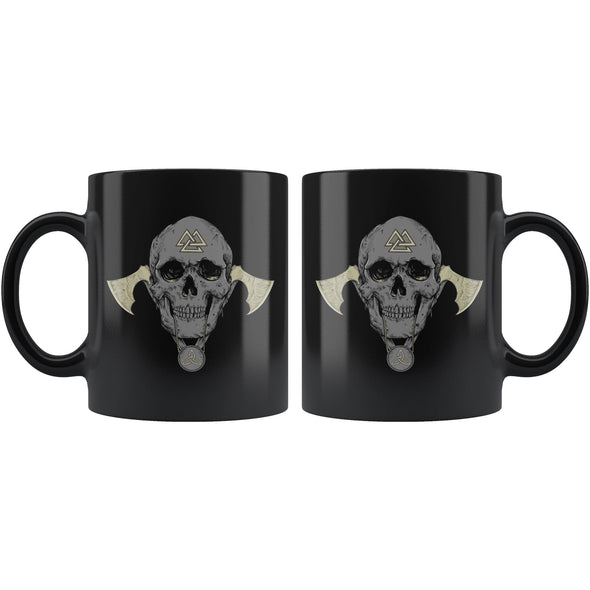 Viking Skull Valknut Coffee MugDrinkware