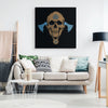 Viking Skull Valknut Wall Canvas ArtCanvas Wall Art 2