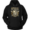 Viking Wolf Ulfhednar Norse Runes HoodieT-shirtUnisex HoodieBlackS