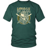 Viking Wolf Ulfhednar Norse Runes T-ShirtT-shirtDistrict Unisex ShirtDark GreenS