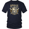 Viking Wolf Ulfhednar Norse Runes T-ShirtT-shirtDistrict Unisex ShirtNavyS