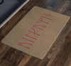 Welcome Velkomin Red Runes DoormatDoormat