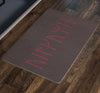 Welcome Velkomin Red Runes DoormatDoormat