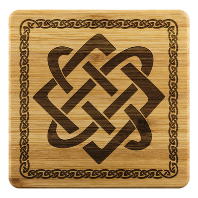 Wood Celtic Knotwork Coasters x4CoastersBamboo Coaster - 4pc