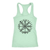 Worn Black Vegvisir Racerback Tank TopT-shirtNext Level Racerback TankMintXS