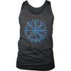 Worn Blue Norse Vegvisir Mens Tank TopT-shirtDistrict Mens TankCharcoalS