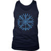 Worn Blue Norse Vegvisir Mens Tank TopT-shirtDistrict Mens TankNavyS