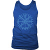 Worn Blue Norse Vegvisir Mens Tank TopT-shirtDistrict Mens TankRoyal BlueS