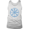 Worn Blue Norse Vegvisir Mens Tank TopT-shirtDistrict Mens TankWhiteS