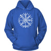 Worn Norse Vegvisir Viking Compass HoodieT-shirtUnisex HoodieRoyal BlueS