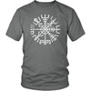 Worn Norse Vegvisir Viking Compass T-ShirtT-shirtDistrict Unisex ShirtGreyS