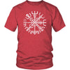 Worn Norse Vegvisir Viking Compass T-ShirtT-shirtDistrict Unisex ShirtHeather RedS