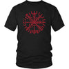 Worn Vegvisir Norse Viking Compass T-ShirtT-shirtDistrict Unisex ShirtBlackS