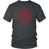 Worn Vegvisir Norse Viking Compass T-ShirtT-shirtDistrict Unisex ShirtCharcoalS