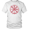 Worn Vegvisir Norse Viking Compass T-ShirtT-shirtDistrict Unisex ShirtWhiteS