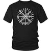 Worn Vegvisir Viking Compass T-ShirtT-shirtDistrict Unisex ShirtBlackS