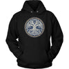 Yggdrasil Knotwork Runes HoodieT-shirtUnisex HoodieBlackS