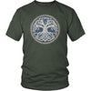 Yggdrasil Knotwork Runes ShirtT-shirtDistrict Unisex ShirtOliveS