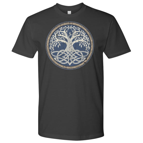 Yggdrasil Knotwork Runes T-ShirtT-shirtNext Level Mens ShirtHeavy MetalS