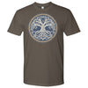 Yggdrasil Knotwork Runes T-ShirtT-shirtNext Level Mens ShirtWarm GreyS