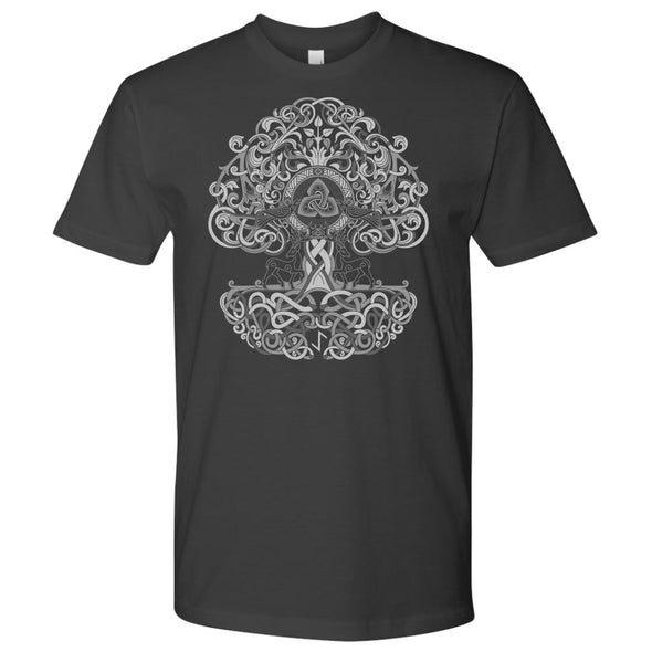 Yggdrasil Knotwork T-ShirtT-shirtNext Level Mens ShirtHeavy MetalS