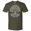 Yggdrasil Knotwork T-ShirtT-shirtNext Level Mens ShirtMilitary GreenS