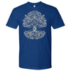 Yggdrasil Knotwork T-ShirtT-shirtNext Level Mens ShirtRoyal BlueS